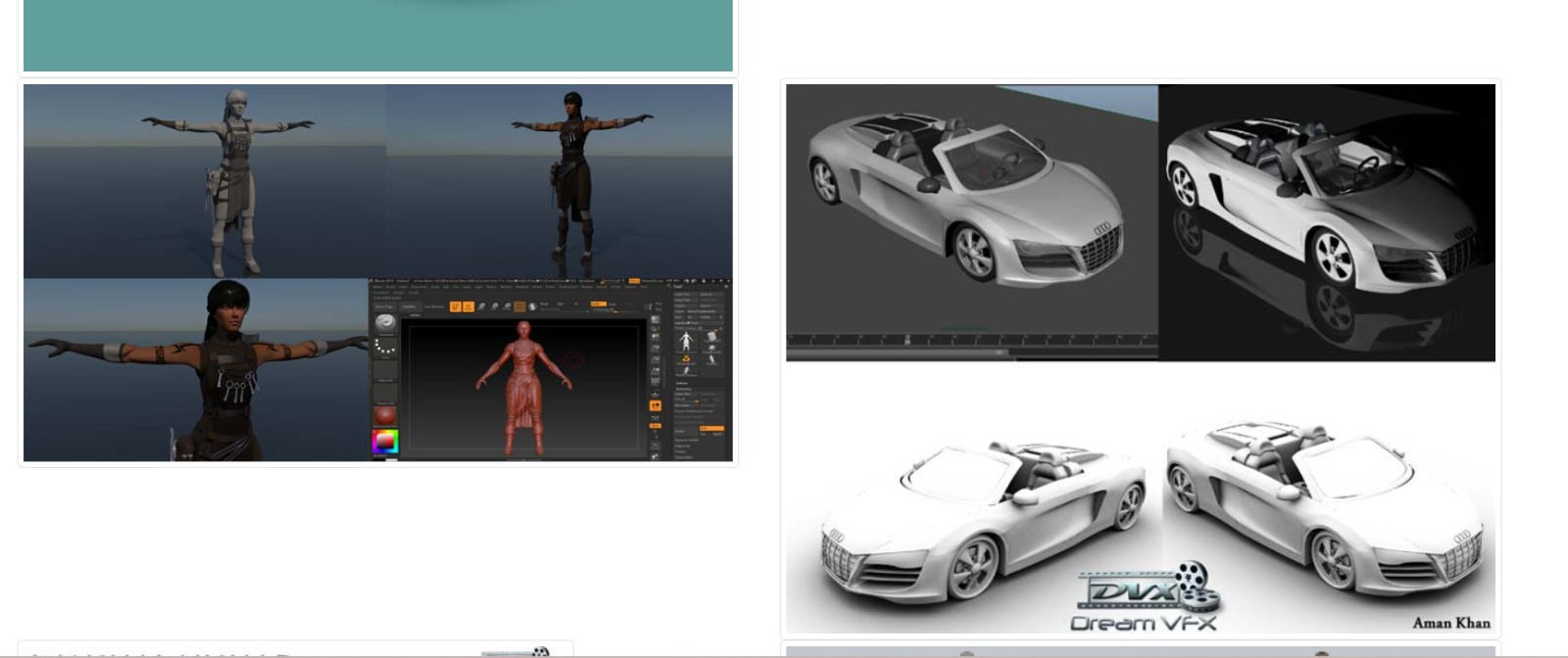 3D Vehicle and Character Modeling